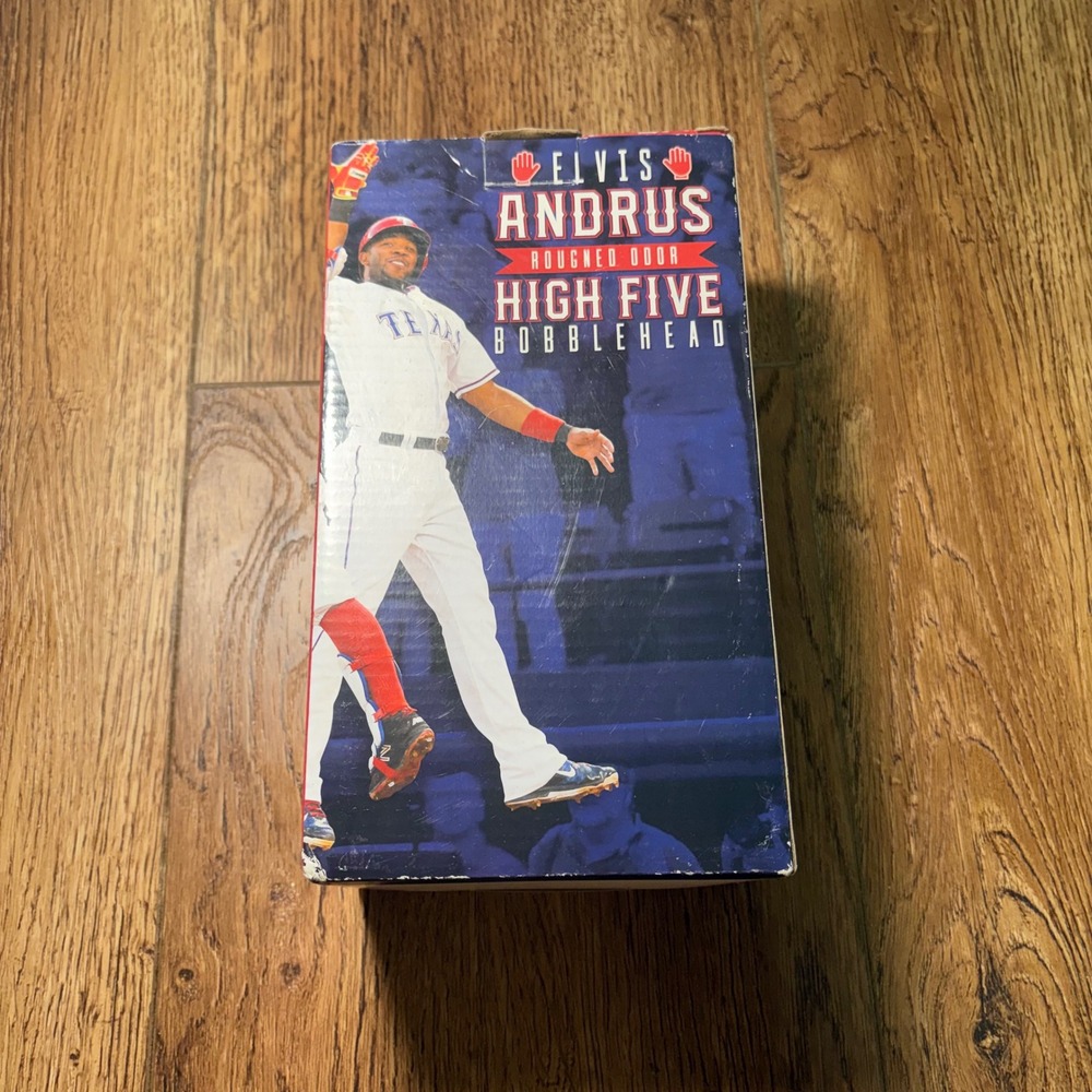 Texas Rangers Elvis Andrus Rougned Odor High Five Bobblehead MLB Kloanz Boxed